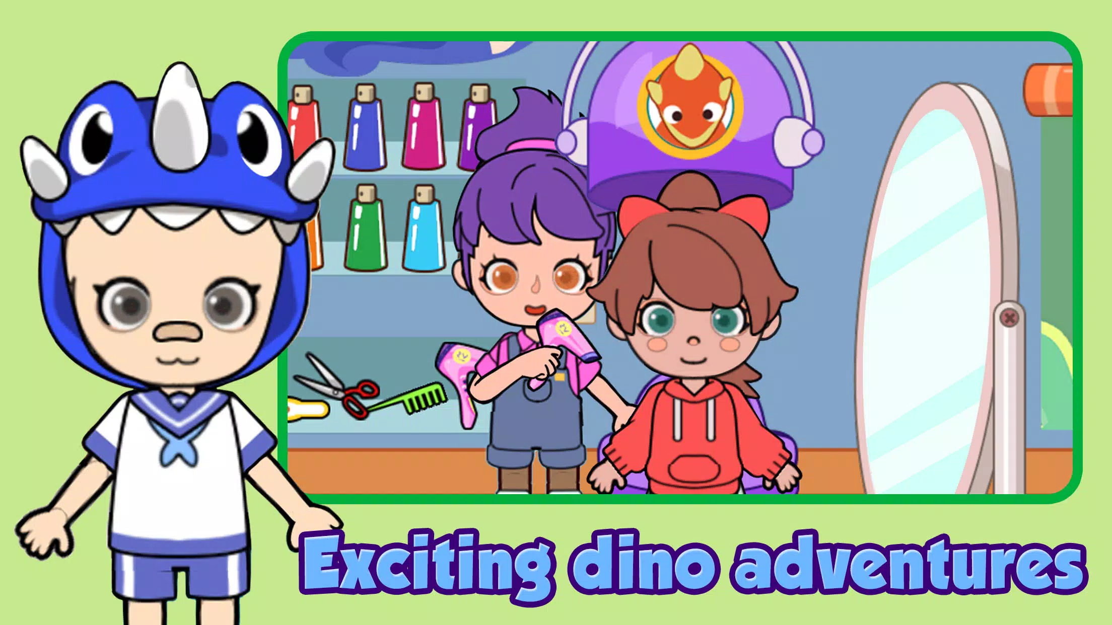 Jogos de crianças - Dinossauros::Appstore for Android