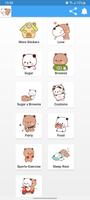 Animated Cute Bears Stickers โปสเตอร์