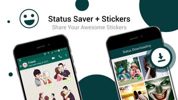 Stickers & Status Saver poster