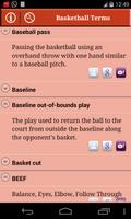 Basketball Terms capture d'écran 2