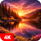 Hintergründe Sonnenuntergang Zeichen