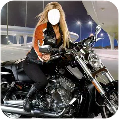 Woman Bike Photo Suit APK download