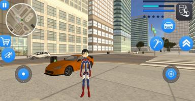 SuperMeen Stickman Rope Hero - Super Simulator Man capture d'écran 1