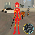 Flash Stickman rope hero - Speed Gangster Hero icône