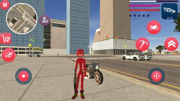 Stickman Owlet Rope Hero Pj Gangster Crime City الملصق