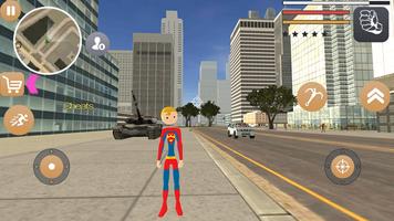 Super Boy Stickman Rope Hero - Super Avenger Hero الملصق