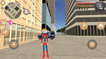 Super Boy Stickman Rope Hero - Super Avenger Hero تصوير الشاشة 2