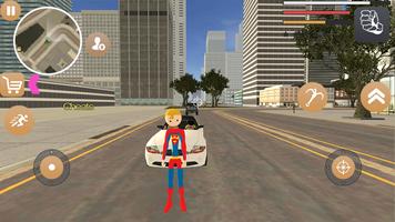 Super Boy Stickman Rope Hero - Super Avenger Hero تصوير الشاشة 3
