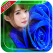 Blue Rose Photo Frames