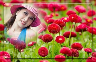 Flower Photo Frames الملصق