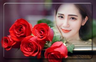 Red Rose Photo Frames تصوير الشاشة 1