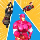 Superhero Run with Ragdolls أيقونة