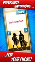 خارقة صانع دعوة - invitation creator الملصق