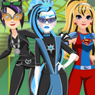 Super Hero  Dress Up Stylich Girls Zeichen