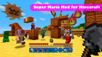 Super Mario Mod for Minecraft Affiche