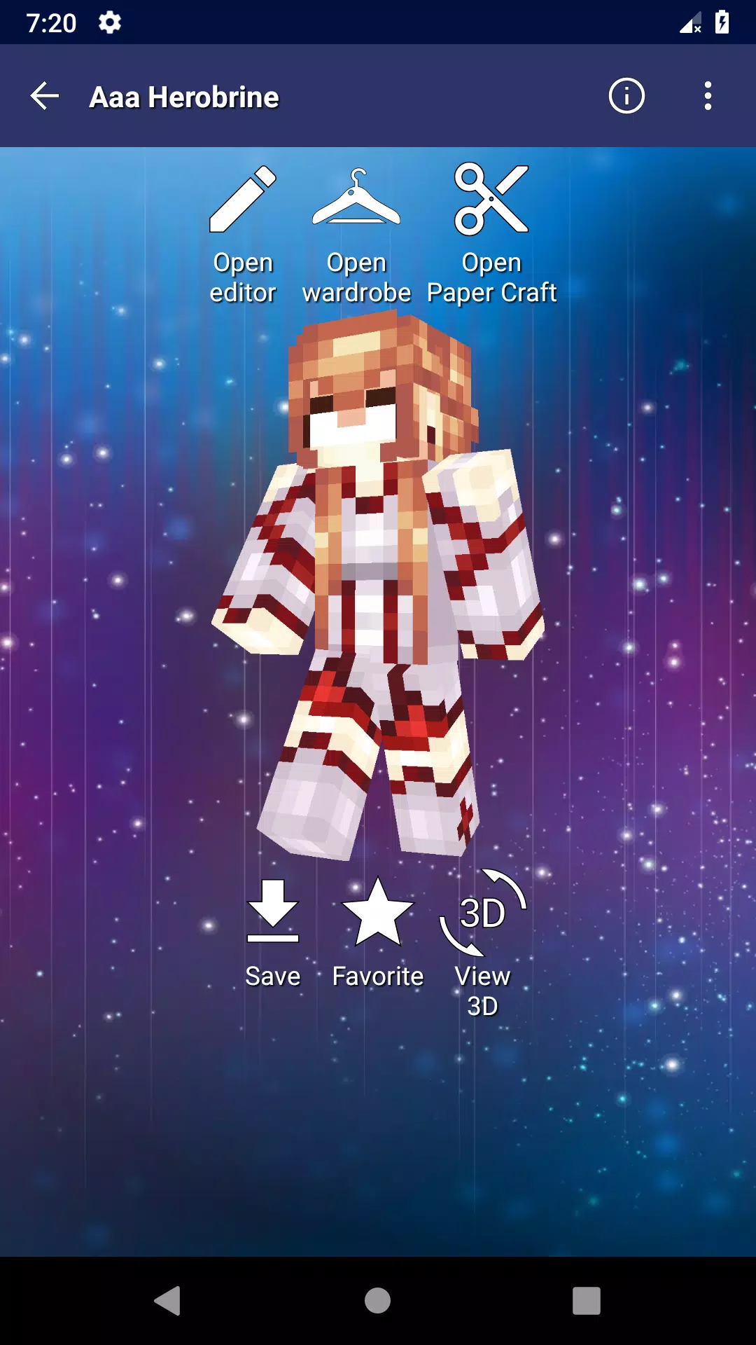 Herobrine Edit  Minecraft Skin