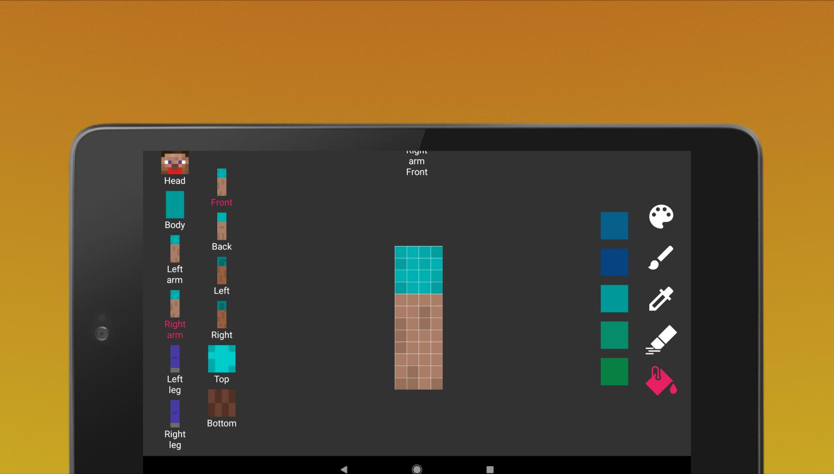 Android 用の Minecraftのスキンエディタ Apk をダウンロード