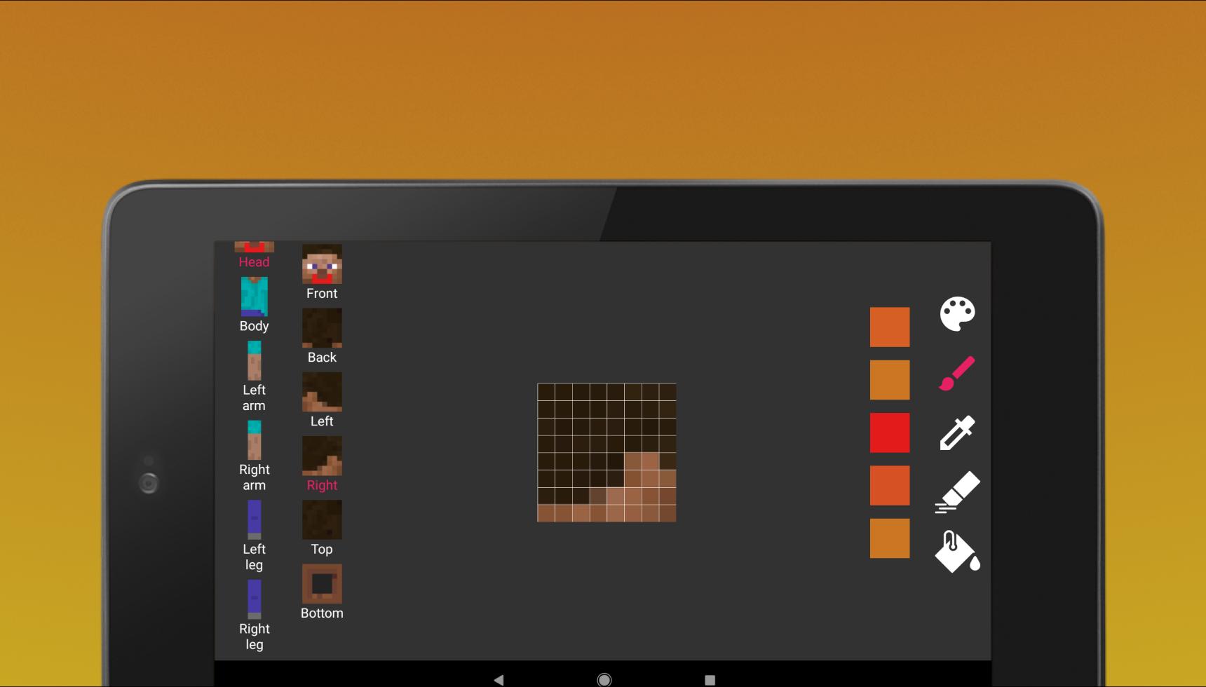 Android 用の Minecraftのスキンエディタ Apk をダウンロード