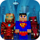 Superhero skins for Minecraft 3D آئیکن