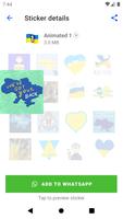 برنامه‌نما Support Ukraine WAStickerApps عکس از صفحه