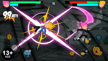 Super Dragon Stickman Battle - Warriors Fight скриншот 1