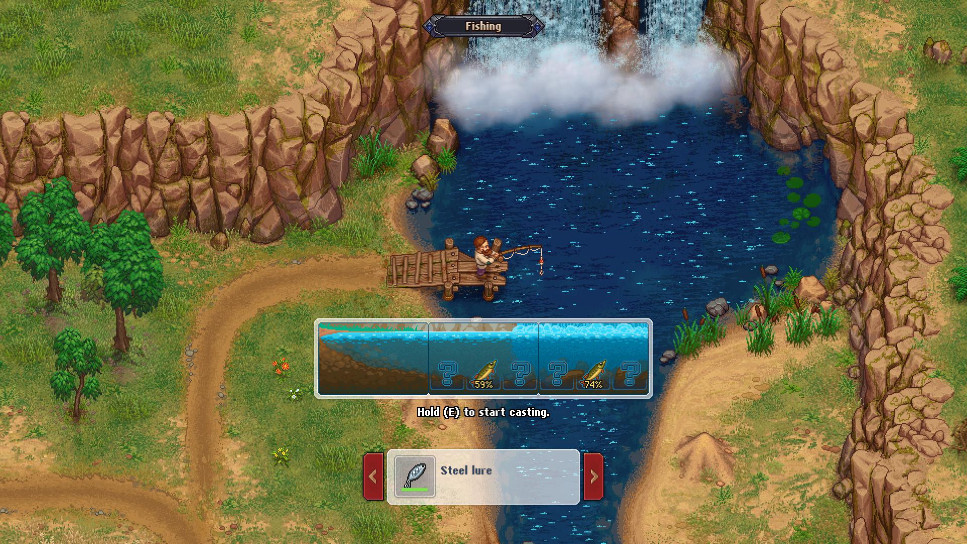 Graveyard Keeper водопад