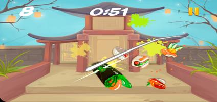 ninja Sushi Sensei الملصق