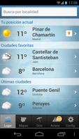 Tiempo y Temperatura โปสเตอร์