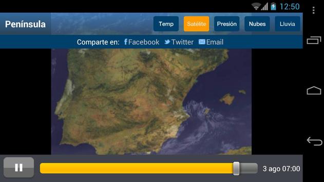 Tiempo y Temperatura 截图 3