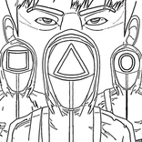 اسکویڈ گیم ڈرا کریں۔