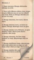 Poster Swahili Bible - Biblia Takatifu