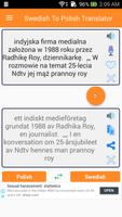 Swedish-Polish Translator screenshot 1