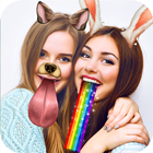 Face art selfie camera photo filters and effects icon