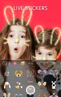 Face Camera: Live Stickers Affiche