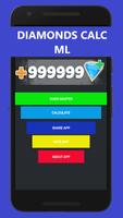 Diamonds Calculator for Gamers ML ภาพหน้าจอ 1