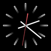 Uhr-Bildschirmschoner Zeichen