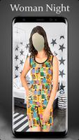 Woman Night Dress Photo Suit Editor スクリーンショット 3
