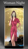 Woman Night Dress Photo Suit Editor capture d'écran 2