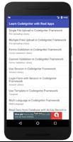 برنامه‌نما Learn CodeIgniter Framework wi عکس از صفحه