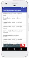 Learn Android with Real Apps poster