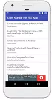 Learn Android with Real Apps Ekran Görüntüsü 1