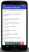 Learn Angular 5 with Real Apps imagem de tela 1