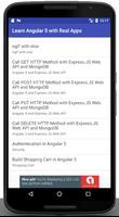Learn Angular 5 with Real Apps تصوير الشاشة 3