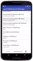 Learn ECMAScript with Real Apps Screenshot 3