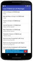 Learn ECMAScript with Real App screenshot 2