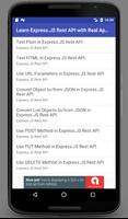 Learn Express.JS Rest API with poster