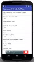 Learn Java JDBC with Real Apps الملصق