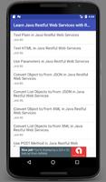 Learn Java Restful Web Service poster