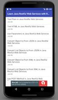 Learn Java Restful Web Service الملصق