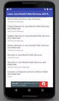 Learn Java Restful Web Services with Real Apps ảnh chụp màn hình 1